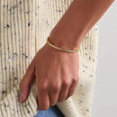 Elegant 18K Gold-Plated Stainless Steel Bracelet with Zircon Inlay - Timeless Fashion Accessory - Store 42
