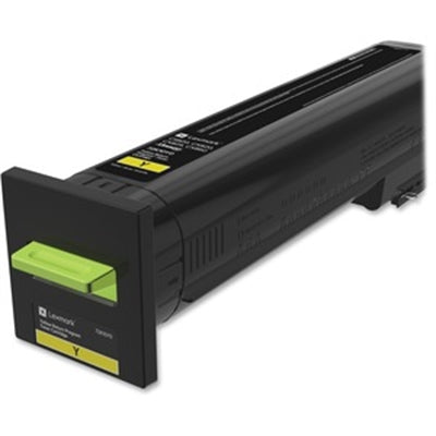 Lexmark High Yield Yellow Toner Cartridge for CS820, CX820, CX825, CX860 - Return Program