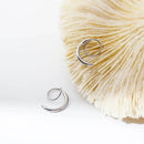 Elegant 18K Gold-Plated Stainless Steel Spiral Earrings - Lightweight Modern Design - Store 42