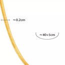 18K Gold-Plated Titanium Steel Necklace