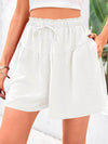 Full Size Casual Drawstring High Waist Relaxed Shorts Plus Size - Store 42
