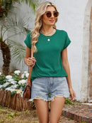Round Neck Short Sleeve T-Shirt