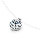 1 Carat D Color Round Moissanite Necklace in 925 Sterling Silver - Perfect Gift for Her - Store 42