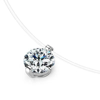 1 Carat D Color Round Moissanite Necklace in 925 Sterling Silver - Perfect Gift for Her - Store 42