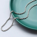 18K Gold-Plated Titanium Steel Chain Necklace - 19.7 Inch Length, Stylish & Durable Jewelry - Store 42