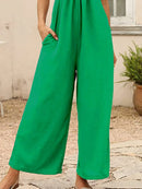 Casual Wide Leg Overalls