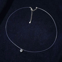 1 Carat D Color Round Moissanite Necklace in 925 Sterling Silver - Perfect Gift for Her - Store 42