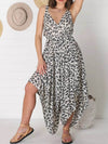 Full Size Leopard Print V-Neck Wide Leg Jumpsuit Plus Size - Store 42