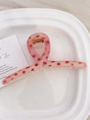 PC Polka Dot Hair Claw Clip Style B One Size