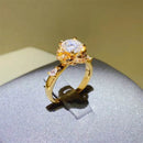 1 Carat Moissanite Zircon 925 Sterling Silver Ring - Store 42