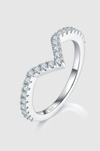 1 Carat Moissanite 925 Sterling Silver Double Layered Ring - Store 42