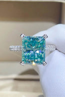 5 Carat Moissanite Ring in 925 Sterling Silver with Platinum Plating - Elegant and Timeless Jewelry - Store 42
