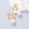 Alloy Drip Oil Bunny Earrings White One Size