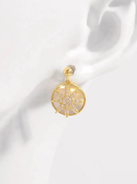 18K Gold-Plated 925 Sterling Silver Star Shape Earrings - Store 42