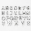Elegant Copper Bubble Letter Pendant Necklace - Platinum-Plated, 17.7 in Chain Length - Store 42