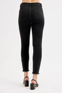 RISEN Full Size Tummy Control High Rise Adjustable Waist Skinny Jeans Plus Size