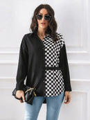 Checkered Pattern Long Sleeve Shirt
