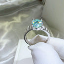 2 Carat Moissanite 925 Sterling Silver Ring