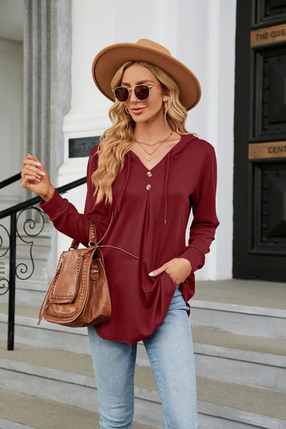 Burgundy / S
