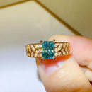 1 Carat Moissanite Ring in 925 Sterling Silver with Certificate - Elegant Jewelry - Store 42