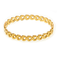 18K Gold-Plated Stainless Steel Heart Bracelet