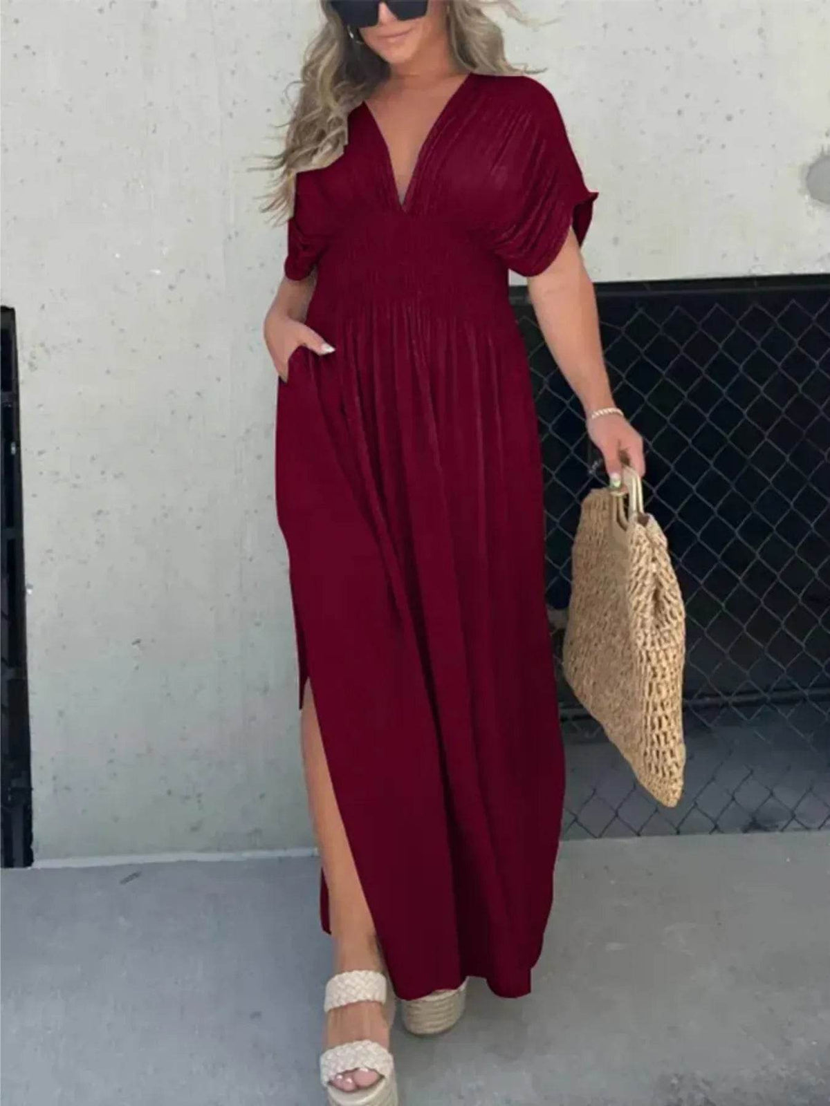Burgundy / S