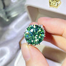 10 Carat Moissanite Ring in 925 Sterling Silver with Matching Box and Certificate - Store 42