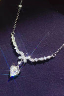 1 Carat Moissanite Necklace in 925 Sterling Silver with Certificate - Elegant Gift - Store 42