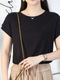 Round Neck Short Sleeve T-Shirt