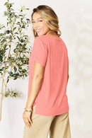 Basic Bae Bamboo Full Size Round Neck Short Sleeve T-Shirt Plus Size