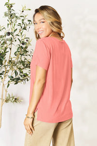 Basic Bae Bamboo Full Size Round Neck Short Sleeve T-Shirt Plus Size