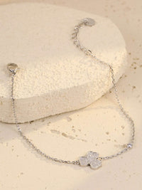 18K Gold-Plated Stainless Steel Zircon Bracelet - Elegant & Durable Fashion Jewelry - Store 42