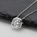 1 Carat Moissanite Necklace in 925 Sterling Silver - Stunning D Color & VVS1 Clarity - Store 42
