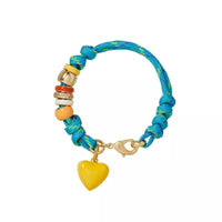 18K Gold-Plated Bead Rope Bracelet