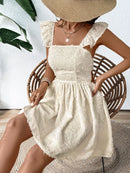 Cutout Cap Sleeve Mini Cami Dress