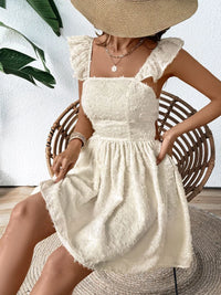 Cutout Cap Sleeve Mini Cami Dress