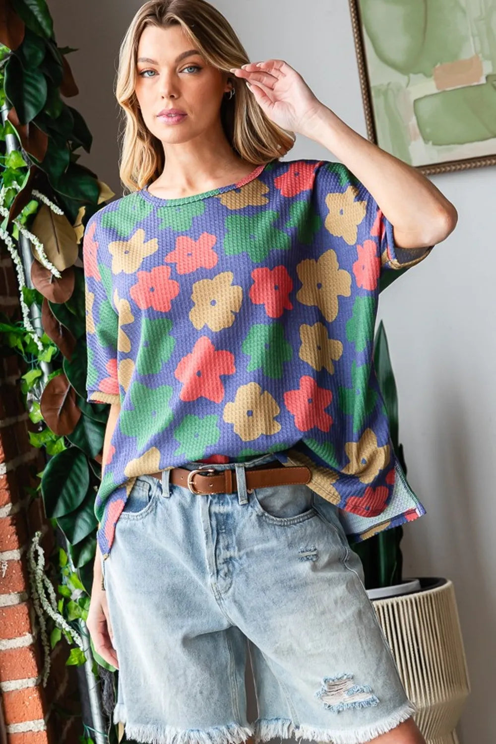 Navy/Green / S