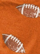 BiBi Football Sequin Embroidery Vintage Washed Top - Store 42