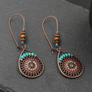 Elegant Alloy Teardrop Earrings with Oil Drip Finish - Stylish Casual Accessory - Store 42