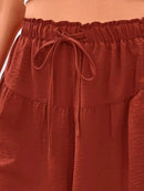 Full Size Casual Drawstring High Waist Relaxed Shorts Plus Size - Store 42