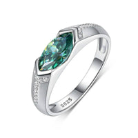 1 Carat Moissanite Ring in 925 Sterling Silver with Certificate & Matching Box - Elegant Jewelry - Store 42
