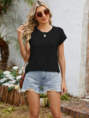 Round Neck Short Sleeve T-Shirt