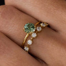 1 Carat Moissanite 925 Sterling Silver 2pcs Ring Set - Store 42