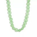 Colorful Resin Heart Necklace Light Green One Size