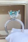 5 Carat Moissanite Ring in 925 Sterling Silver with Platinum Plating - Elegant and Timeless Jewelry - Store 42
