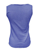 Striped Round Neck Tank Top