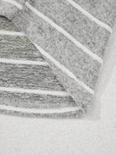 Sleek Stripe Dolman Sleeve Drop Shoulder Top - Soft Stretchy Blend, Easy Care, Imported Fashion - Store 42