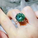 10 Carat Moissanite Engagement Ring in 925 Sterling Silver with Certificate & Matching Box - Store 42