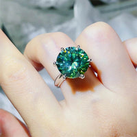 10 Carat Moissanite Engagement Ring in 925 Sterling Silver with Certificate & Matching Box - Store 42