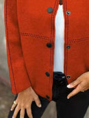 Full Size Button Up Long Sleeve Cardigan Plus Size - Store 42